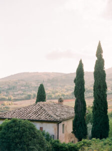 an italian countryside in tuscany