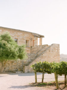 a tan stone villa in santa ynez for wedding and events