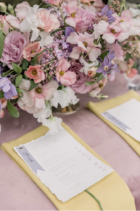 wedding table design for a destination elopement in ireland