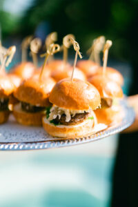 outdoor wedding food