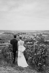 modern wedding in champagne france