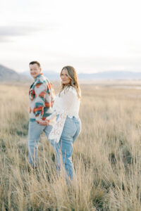 sunset saltair engagement session