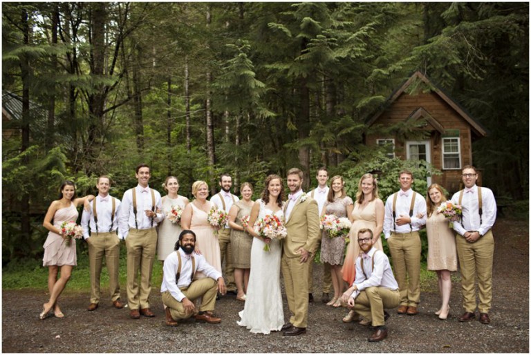 Kristin and Alex at the Copper Creek Inn // Mt Rainier Wedding