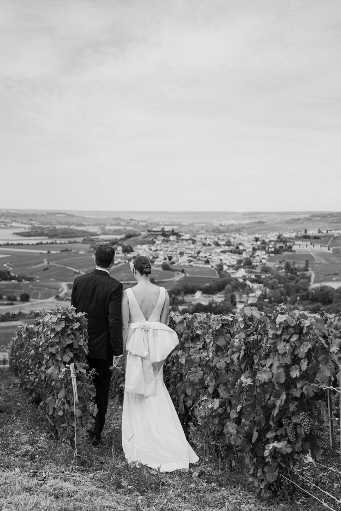 modern wedding in champagne france